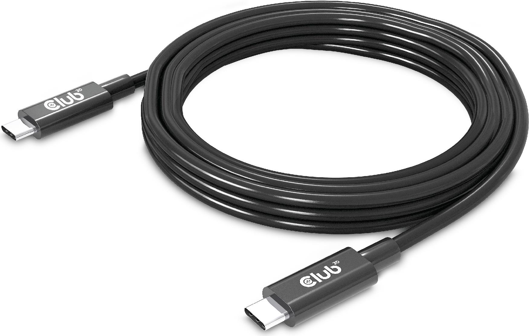 Club 3D USB-Kabel 24 pin USB-C (M) zu 24 pin USB-C (M) (CAC-1579)