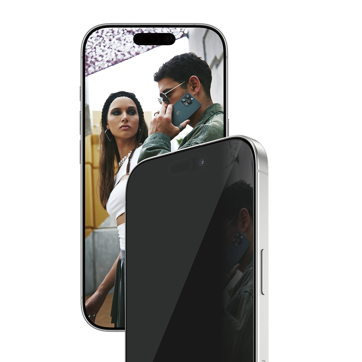 PanzerGlass SAFE. Privacy Displayschutzfolie iPhone 17/16 Pro 6,3" Transparent