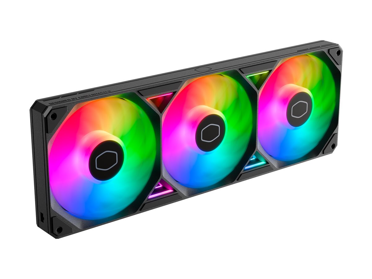 Cooler Master SickleFlow Edge 360 ARGB 3x 120 mm Lüfter Schwarz