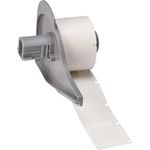 Brady, M7-19-427, Vinyl, selbstlaminierend, Weiß/Transparent, matt, 25.40 x 9.53(25.40) mm, für Kabeldurchmesser von 2.70 - 5.10 mm, permanent (250 E.) (173399)