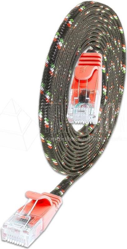 SLIM Patchcords SLIM Tough UTP Netzwerkkabel Rot 0,25 m Cat6 U/UTP (UTP) (PKW-TOUGH-K6 0.25 RT)