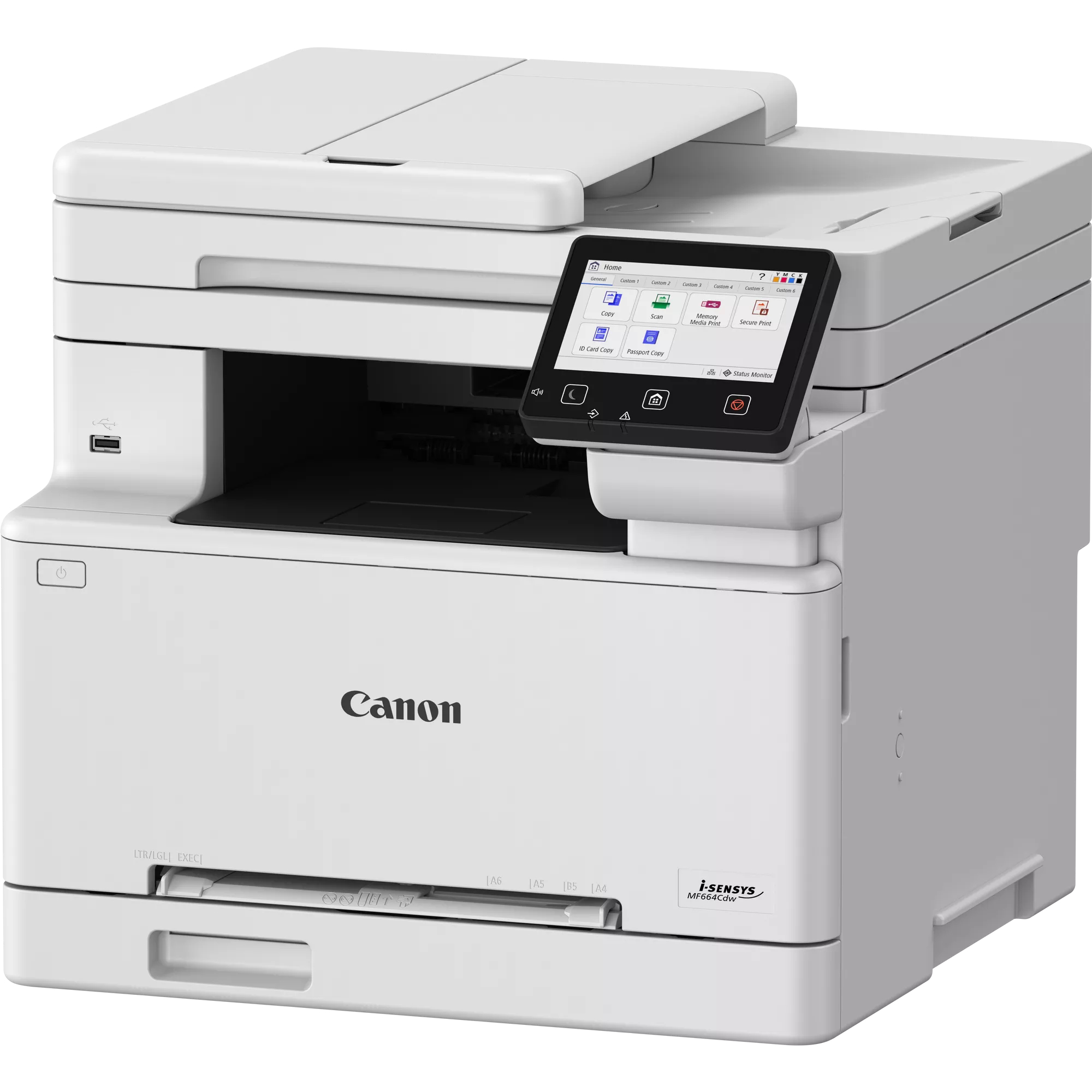 Canon i-SENSYS MF664Cdw Multifunktions-Laserdrucker Farbe 25 ppm WLAN Schwarz, Weiß