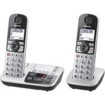 Panasonic KX-TGE522GS silber/schw. Seniorentel./SOS-Taste/AB (KX-TGE522GS) (geöffnet)