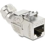Delock Keystone Modul RJ45 Buchse zu LSA Cat.6A mit Metall Latch (90801)