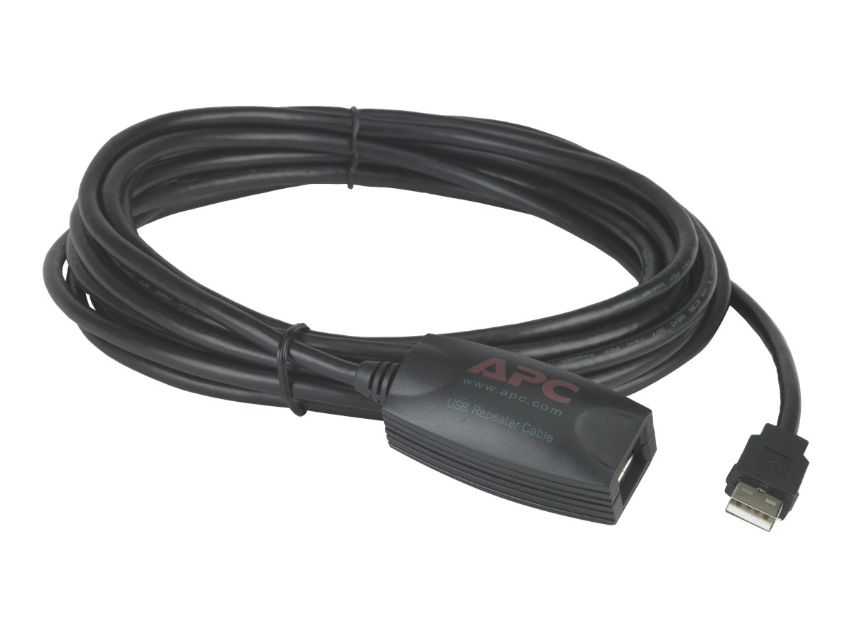 APC NetBotz NBAC0213L USB Latching Repeater Kabel 5 m LSZH Schwarz