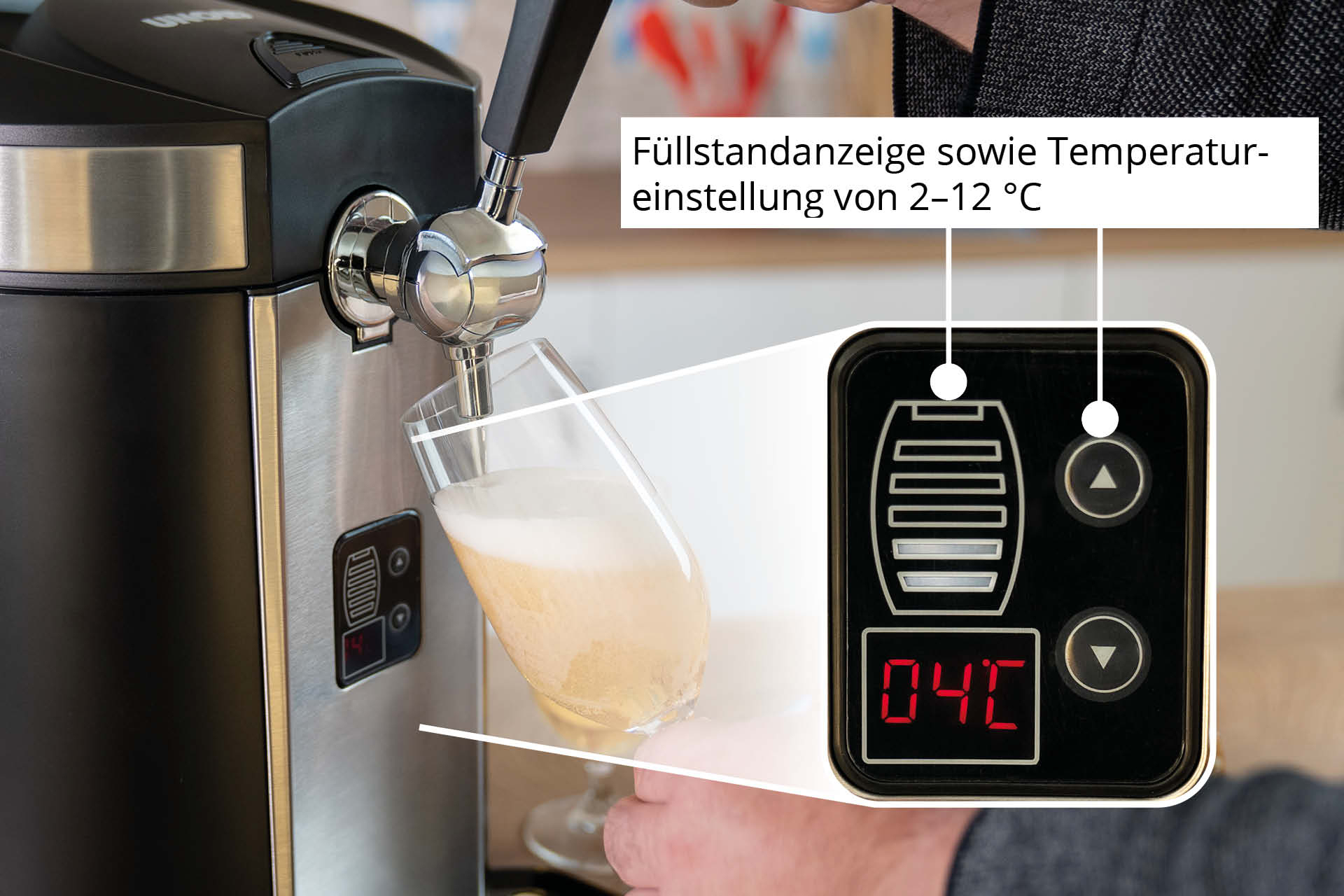 Unold Franzl Bierzapfanlage 5 l Schwarz
