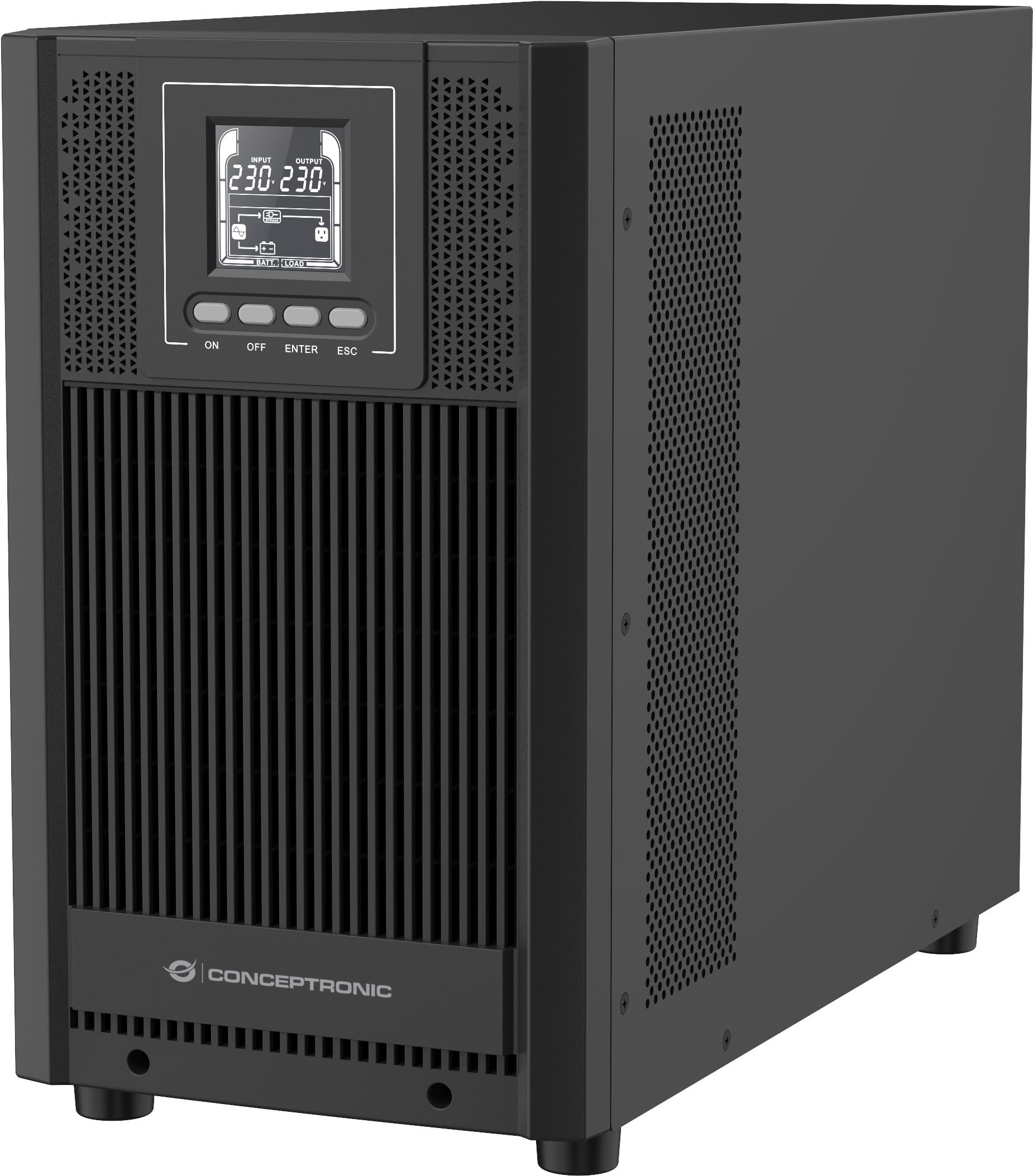 Conceptronic ZEUS52E3K 3000VA 2700W Online Tower USV (ZEUS52E3K)