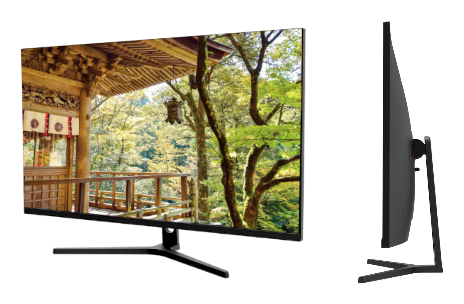 JAPANNEXT JN-V315UHDR 31,5" 4K UHD VA Monitor, 60 Hz, HDMI, DisplayPort, Schwarz