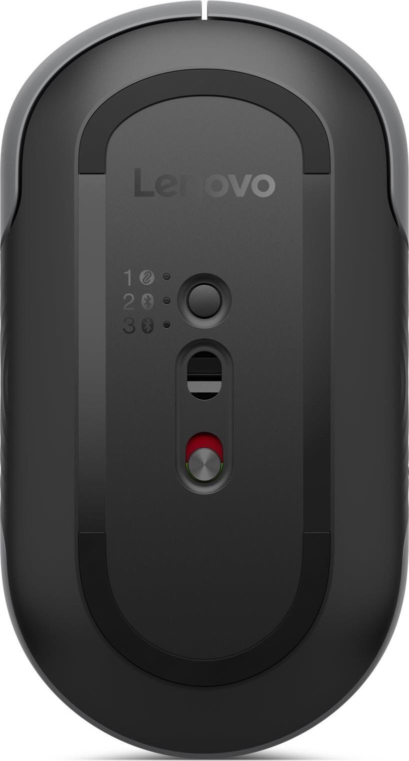 Lenovo 700 Multi-Device Wireless Silent Maus Bluetooth 5.3 2.4 GHz Luna Gray