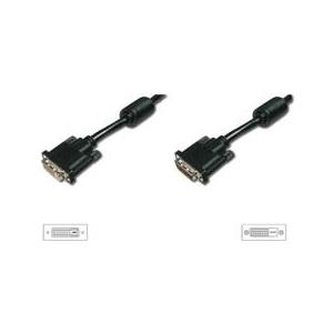 ASSMANN DVI-D Verlaengerungskabel Stecker/Buchse 24+1 2xgeschrimt Full HD Dual Link 2560x1600 bei 60