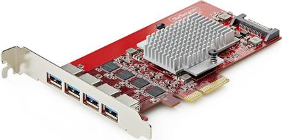 STARTECH 4-PORT USB-A 10GBPS PCIE CARD . (P10Q4A-USB-CARD)