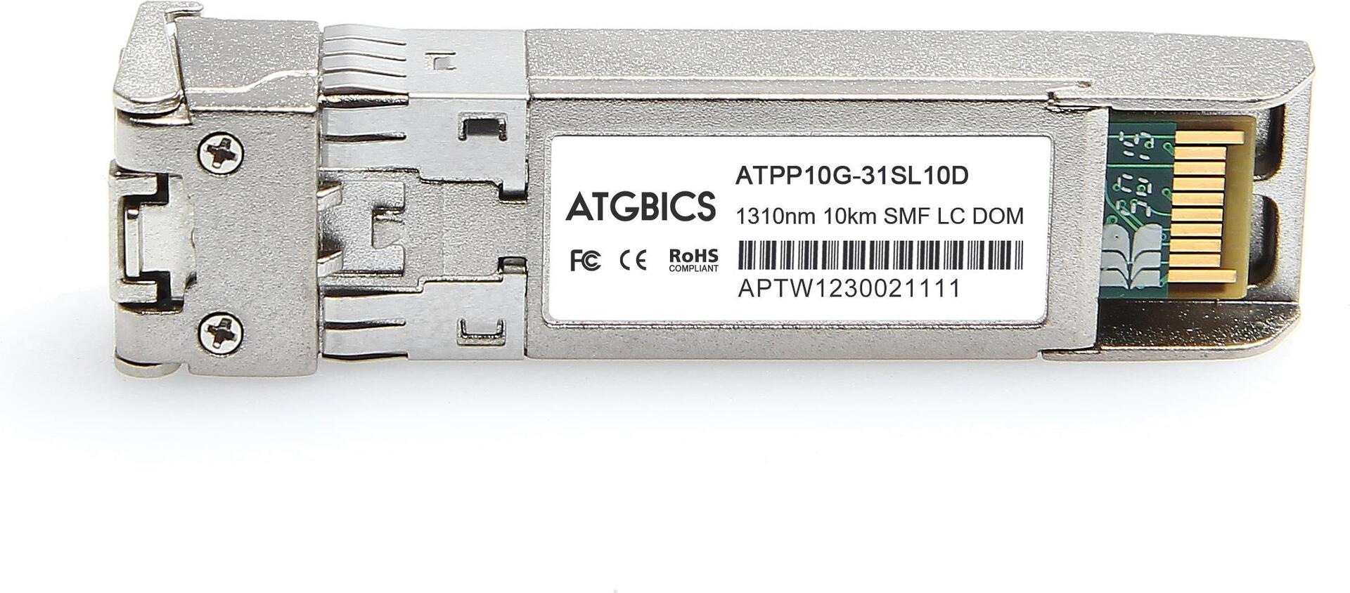 ATGBICS SFP-10G-LR-S-C Netzwerk-Transceiver-Modul Faseroptik 10000 Mbit/s SFP+ 1310 nm (SFP-10G-LR-S-C)