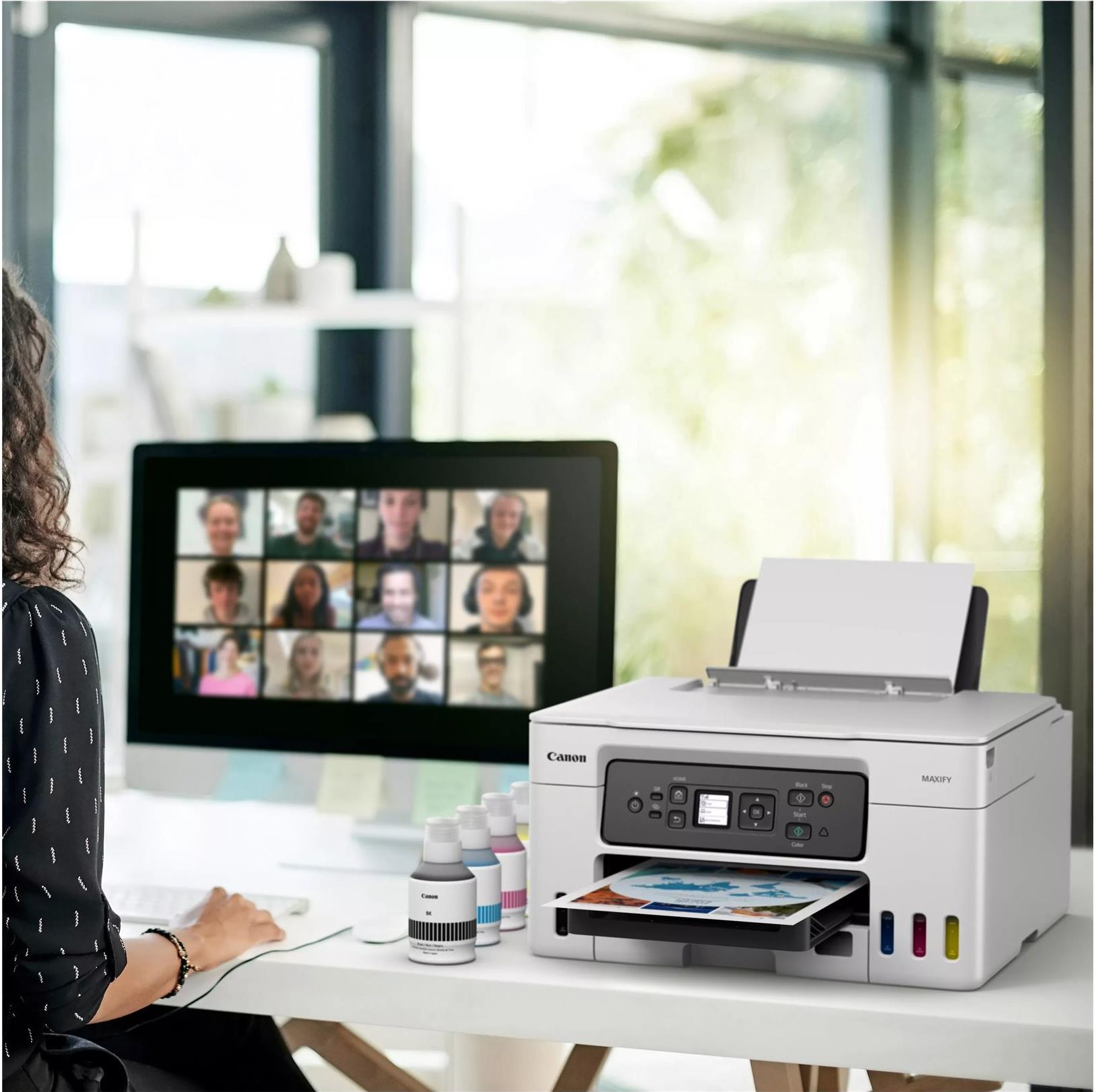 Canon MAXIFY GX3050 Multifunktionsdrucker A4 Tintenstrahldruck Schwarz, Weiß