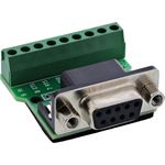 InLine Terminalblock D-Sub 9 Buchse (92501C)