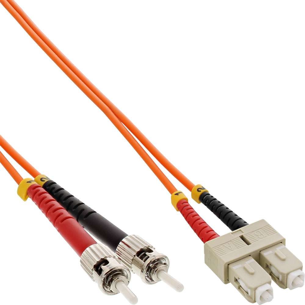 InLine Patch-Kabel SC multi-mode (S) zu ST multi-mode (S) (82504)