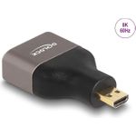 DeLOCK 60079 Kabeladapter HDMI Micro-D HDMI Gold - Grau (60079)