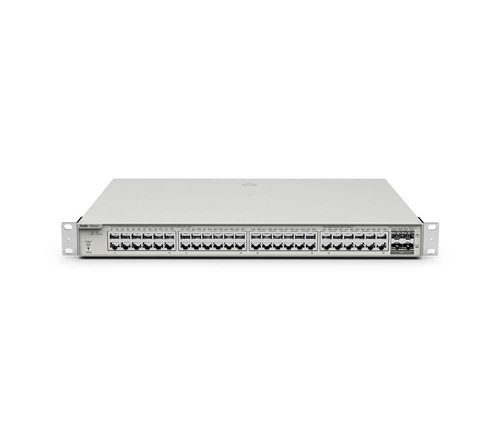 Reyee RG-NBS3200-48GT4XS-P Managed L2 PoE+ Switch 48 Ports 4x SFP+ Grau