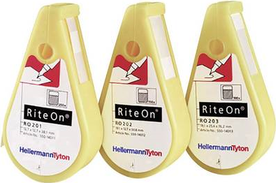 HellermannTyton RiteOn Dispenser 50.8 mm 19.1 mm 150 Stk. weiss (RO202-1401-WH)