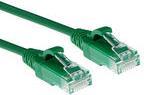 ACT Green 0.15 meter LSZH U/UTP CAT6 datacenter slimline patch cable snagless with RJ45 connectors (DC9730)