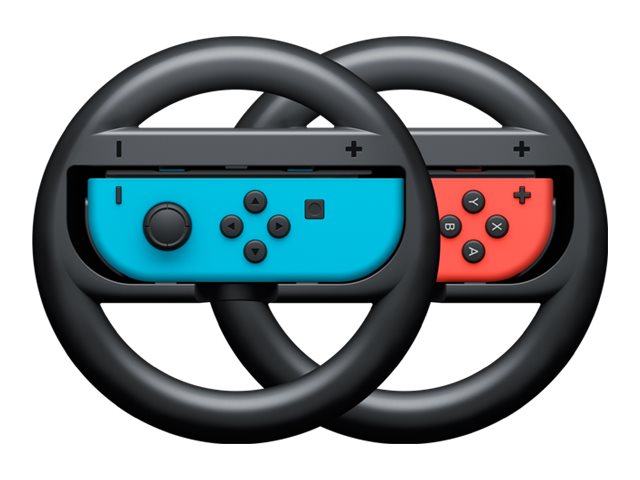 NINTENDO Joy-Con Lenkrad Kabellos (Packung mit 2) Schwarz