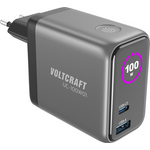 VOLTCRAFT UC-100W01 USB Ladegerät 1x USB-A, 2x USB-C® USB PD Schwarz GaN, USB Power Delivery (USB-PD), Schnellladegerät (VC-17776055)