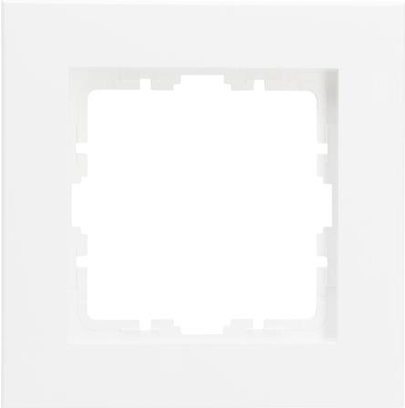 KOPP 406832005 Abdeckrahmen 1-fach HK07 PURE (86 x 86 x 9,5 mm | IP20 | Klemmbefestigung) (406832005)