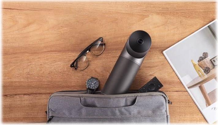 Kandao Meeting 360 Pro Videokonferenzkamera Full HD 360° 8 Mikrofone Grau, Schwarz
