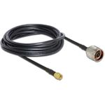 Delock Antennenkabel N Stecker > SMA Stecker RG-58 C/U 5 m (89465)