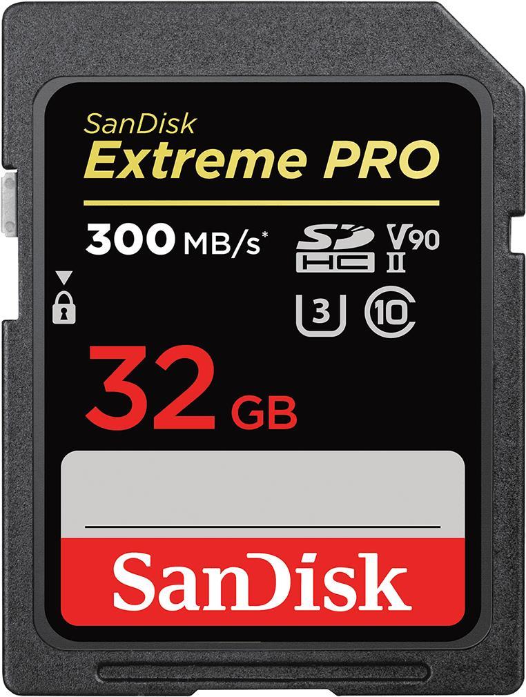 SanDisk Extreme Pro Flash Speicherkarte 256GB UHS II U3 Class10 SDXC UHS II (SDSDXDK 256G GN4IN)  - Onlineshop JACOB Elektronik
