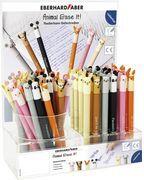 EBERHARD FABER Gelschreiber Animal Erase it!, 72er Display Strichstärke: 0,7 mm, nachfüllbar, Schreibfarbe: blau, - 1 Stück (560103)