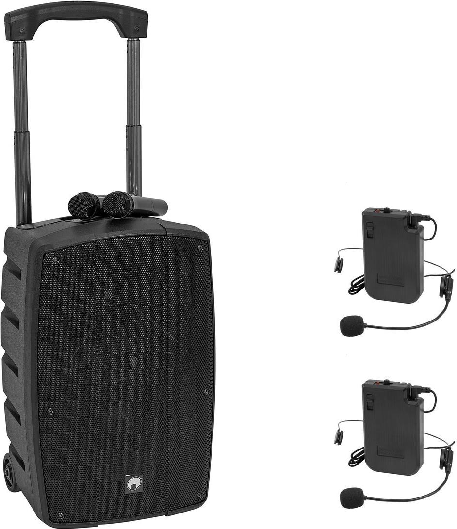 OMNITRONIC Set WAMS-12BT2 + 2x Taschensender + 2x Kopfbügelmikrofon (20001025)