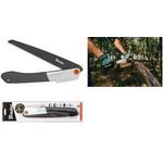 Bradas Klappsäge V-SERIES RAZOR, Blattlänge: 230 mm Sägeblatt aus gehärtetem Stahl SK5, Sägezähne in 3 Ebenen - 1 Stück (KT-V1422)