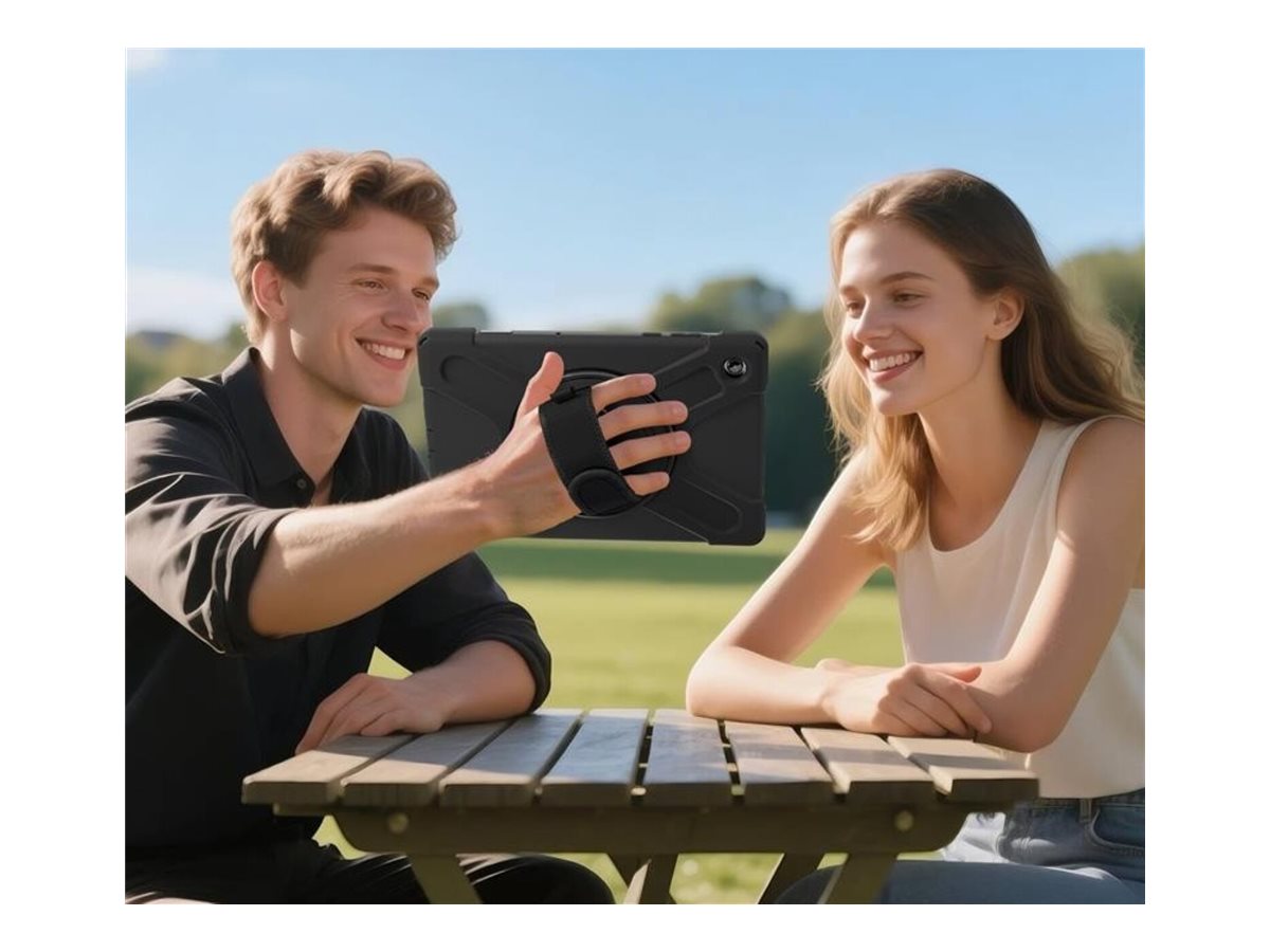 4smarts Rugged Case Grip Tablet-Schutzhülle für Samsung Galaxy Tab A11 8,7" Schwarz