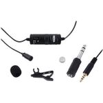BOYA Lavalier Mikrofon für Handy und PC, 2M Mini Omnidirectional Kondensator Lapel Mic mit 2 Transformation, Perfekt für Interview, Videokonferenz, Podcast, Diktat usw. (BY-M1 V1)