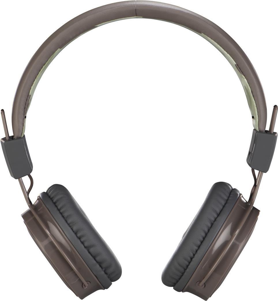 Hama Teens'n UP Kopfhörer Kabellos Kopfband Anrufe/Musik Bluetooth Camouflage - Holz (00132507)