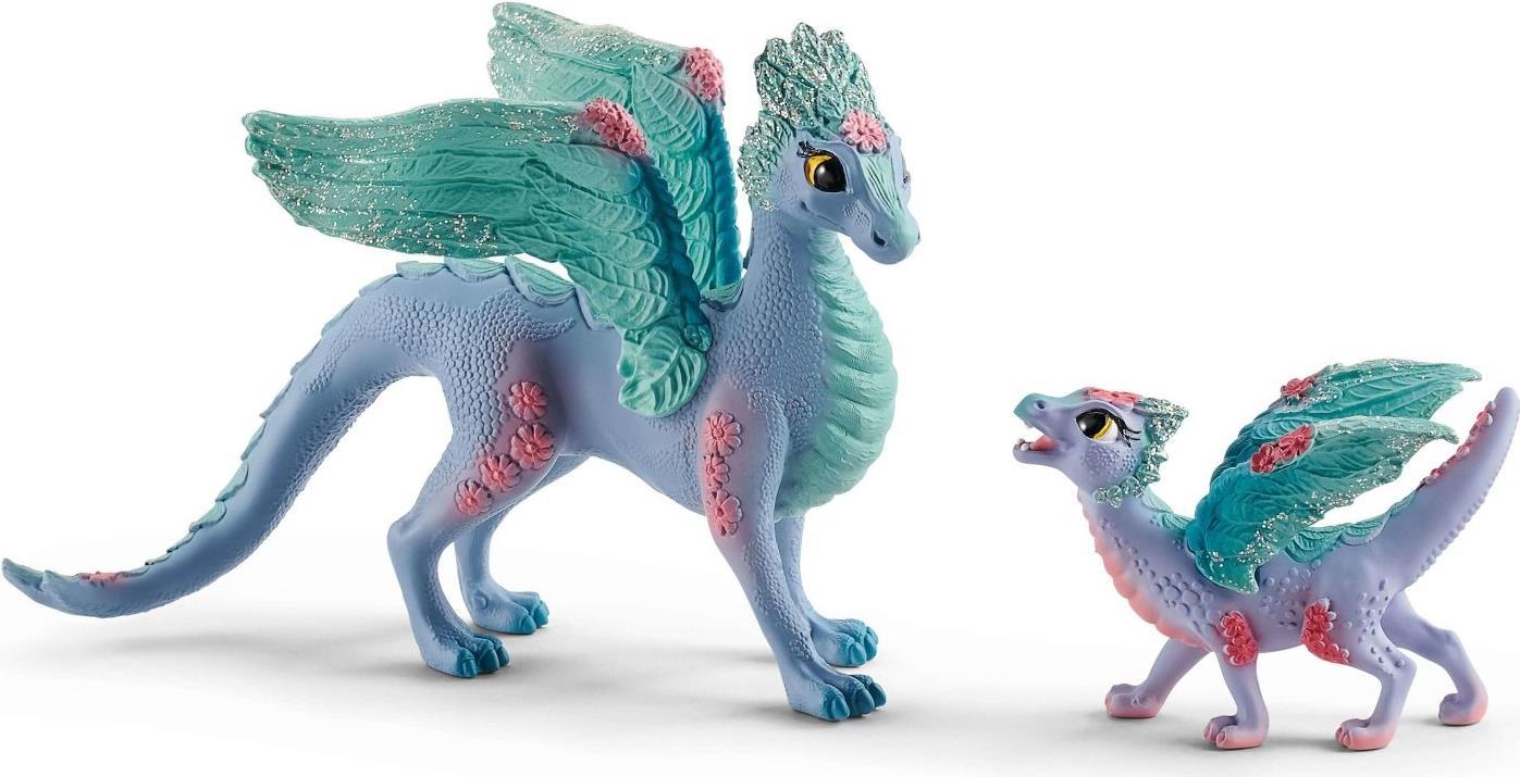 Schleich bayala Blossom dragon mother and child (70592)