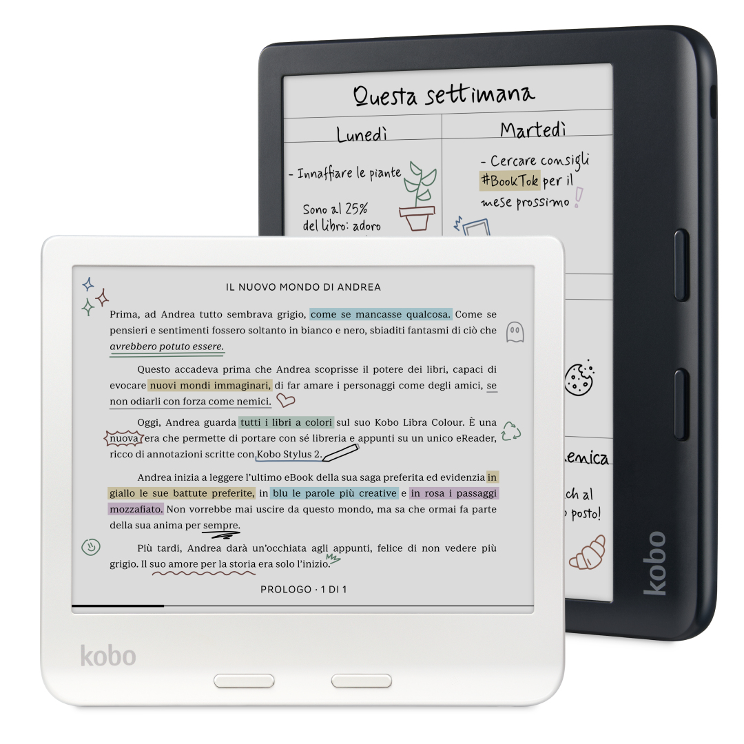 Kobo Libra Colour 7" E Ink Kaleido 3 32 GB Schwarz