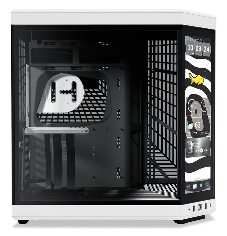 HYTE Y70 Touch Infinite Midi Tower Schwarz, Weiß