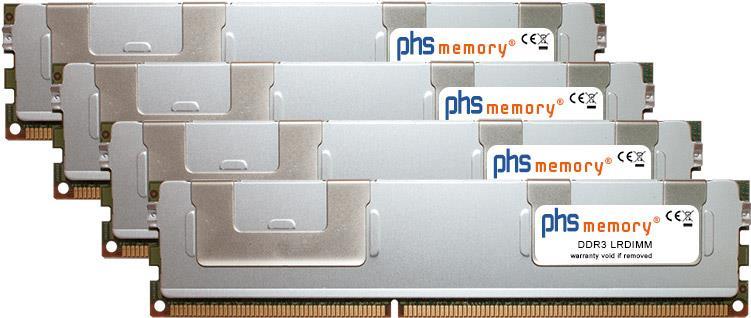 PHS-ELECTRONIC PHS-memory 128GB (4x32GB) Kit RAM Speicher für Supermicro H8QGL-6F+ DDR3 LRDIMM (SP26