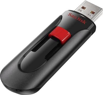 SanDisk Cruzer Glide USB-Stick 256 GB USB Typ-A 2.0 Schwarz - Rot (SDCZ60-256-B35)