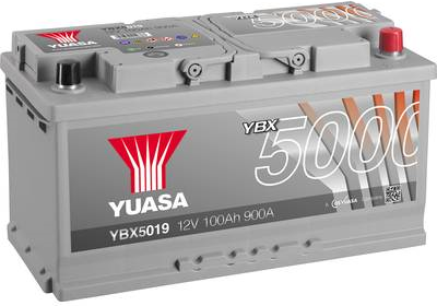 Yuasa Autobatterie YBX5019 12 V 100 Ah T1 Zellanlegung 0 (YBX5019)