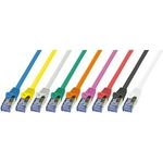 LogiLink Patchkabel, Kat. 6A, S/FTP, 5,0 m, gelb geschirmt (PIMF), 4 x 2 AWG 26/7, Belegung: 1:1, Kupferader, - 1 Stück (CQ3077S)