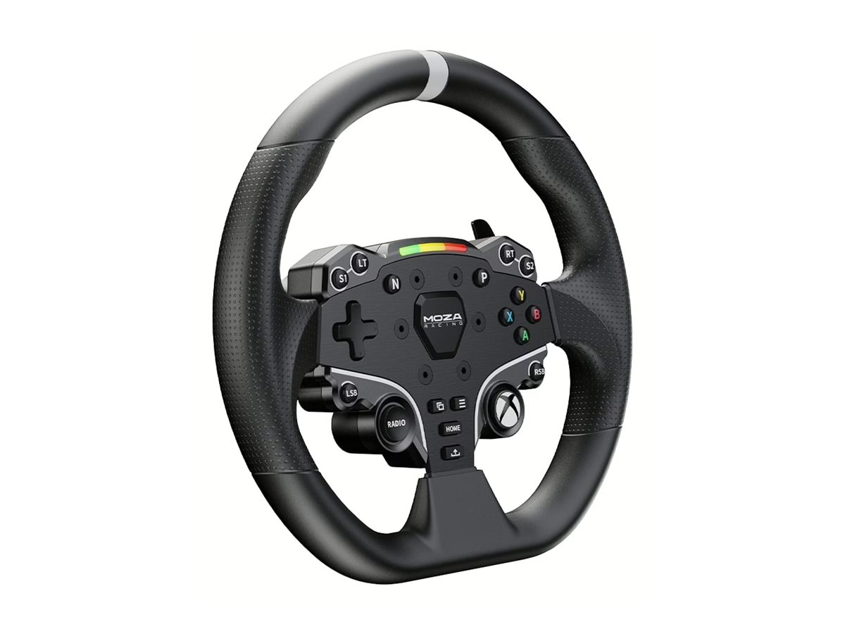 Moza Racing ESX Lenkrad für Xbox und PC, kabelgebunden, 22 Tasten, Schwarz