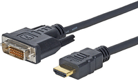 Microconnect HDM192415 5m DVI-D HDMI Type A (Standard) Schwarz Videokabel-Adapter (HDM192415)