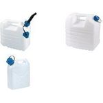EDA Wasserkanister, 10 Liter, mit Ausgießer, weiß aus Kunststoff, trinkwassergeeignet, zur Aufbewahrung - 1 Stück (010161 NA)