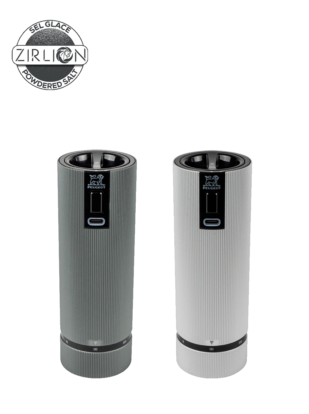 Peugeot Saveurs Line Duo Electric 15cm U'SELECT Carbon + ms aluminium Grau
