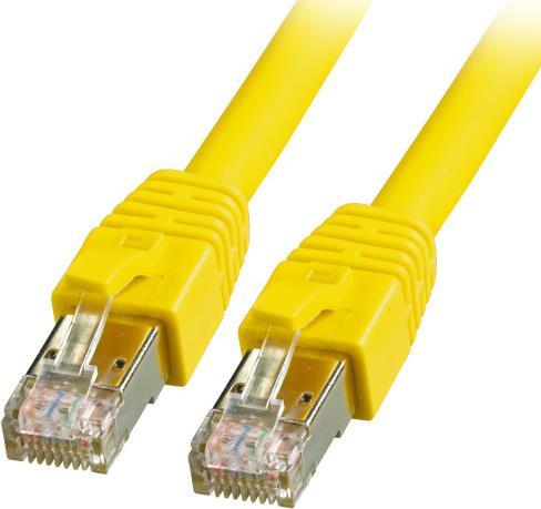 EFB-Elektronik RJ45 Patchkabel Cat.8.1 S/FTP LSZH BC gelb 0,5m Hersteller: EFB Elektronik (K5528GE.0,5)