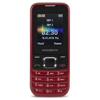 Swisstone SC 230 Mobiltelefon Dual SIM microSD slot GSM 0,3 MP Rot (450038)  - Onlineshop JACOB Elektronik