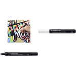 STAEDTLER Lumocolor Acrylmarker paint marker, weiß Strichstärke: ca. 2,4 mm, Rundspitze, permanente, - 1 Stück (349-0)