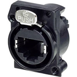 Neutrik Chassisbuchse Buchse, Einbau horizontal Schwarz NE8FAH-C5-CON 1 St. (NE8FAH-C5-CON)